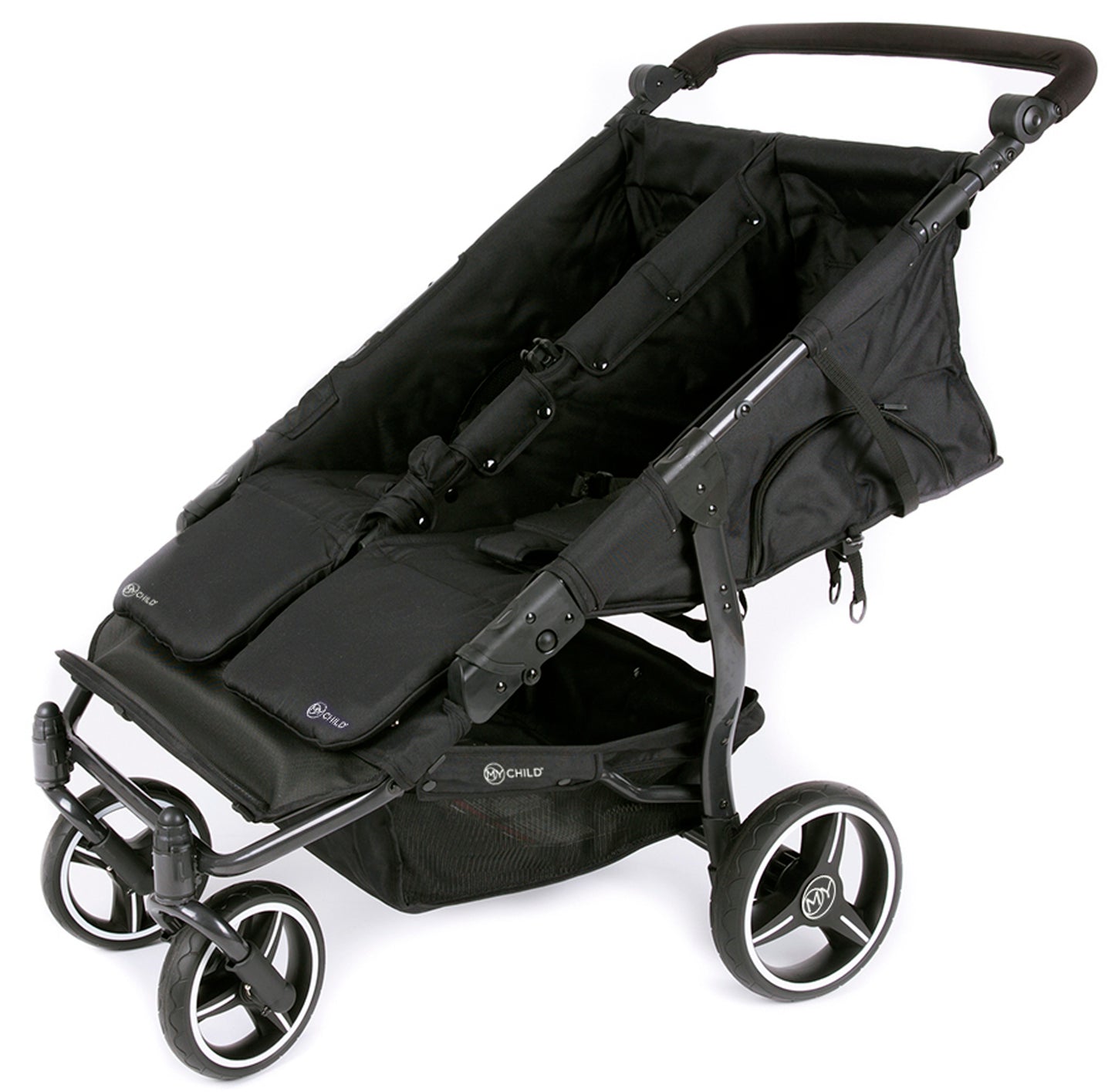 My child easy twin double stroller best sale