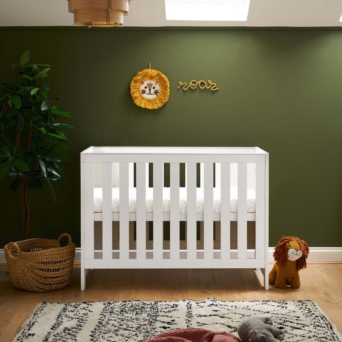 Obaby Nika Mini Cot Bed - Grey Wash