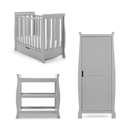 Obaby Stamford Space Saver Sleigh 3 Piece Room Set