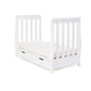 Obaby Stamford Mini Sleigh Cot Bed - White