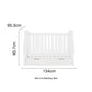 Obaby Stamford Mini Sleigh Cot Bed - White