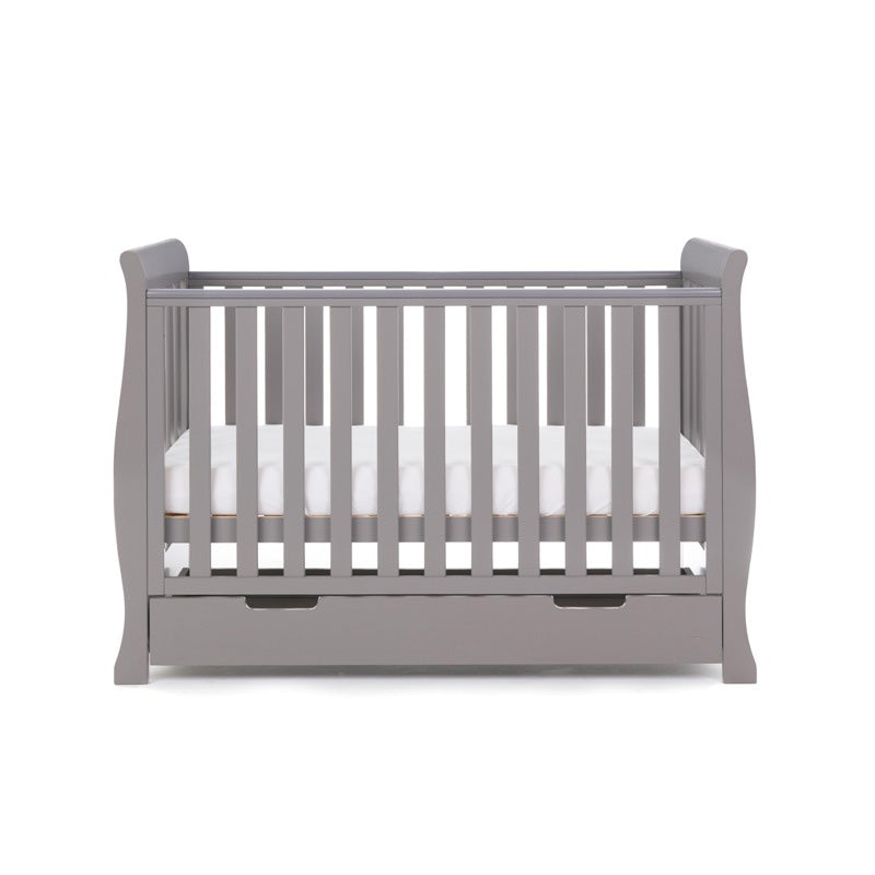 Obaby Stamford Mini Sleigh Cot Bed - White