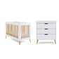 Obaby Maya Mini 2 Piece Room Set - White/ Natural