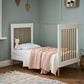 Obaby Maya Mini Cot Bed - White with Natural