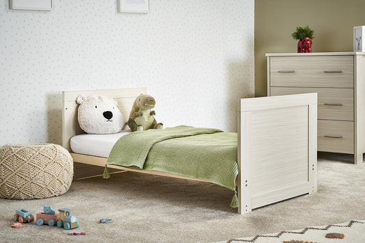 Obaby Nika Cot Bed - Oatmeal