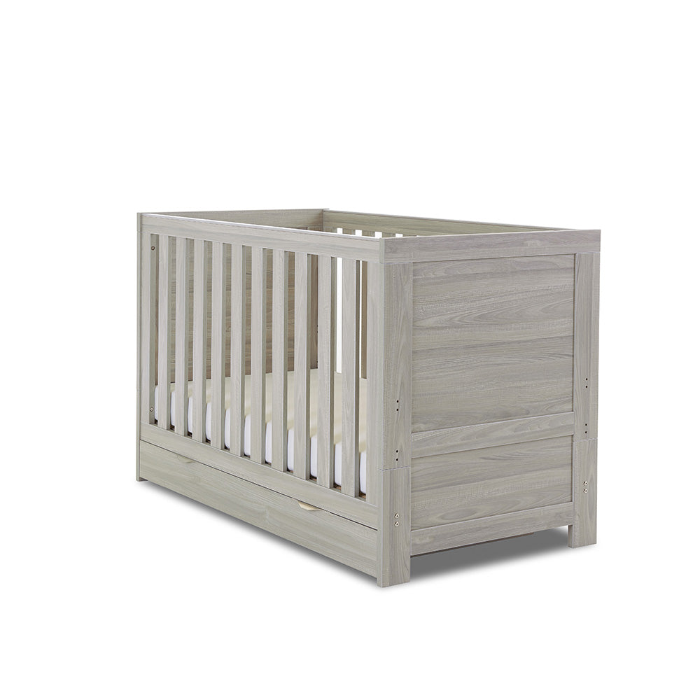 Obaby Nika Cot Bed - White Wash