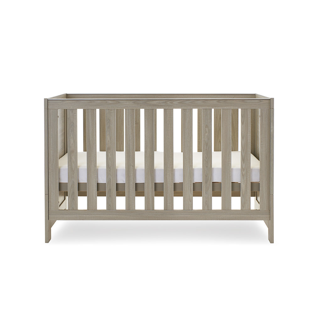 Obaby Nika Cot Bed - Grey Wash