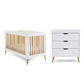 Obaby Maya 2 Piece Room Set - White/ Natural