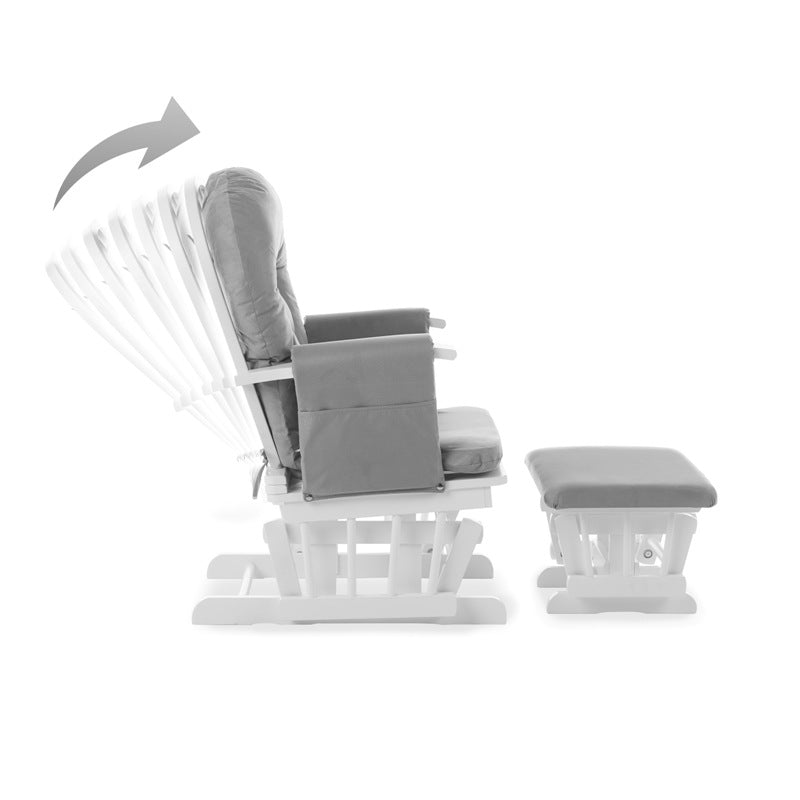 Obaby Reclining Glider Chair & Stool