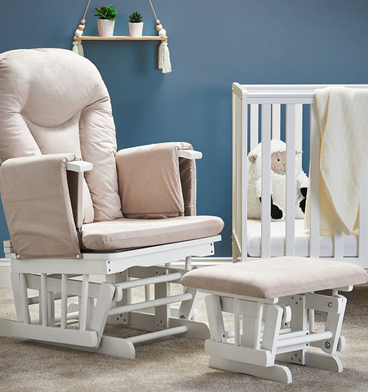 Obaby Reclining Glider Chair & Stool