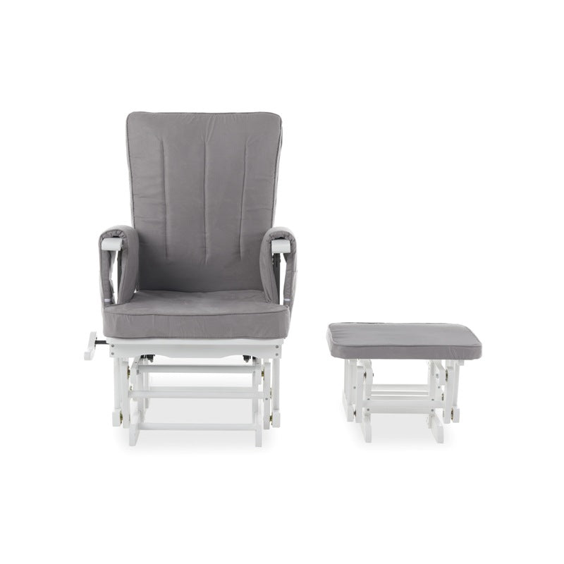 Obaby Deluxe Reclining Glider Chair & Stool