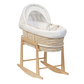 moKee Classic Wicker Moses Basket with Rocking Stand