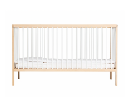 moKee Midi Cot Bed - White Beech