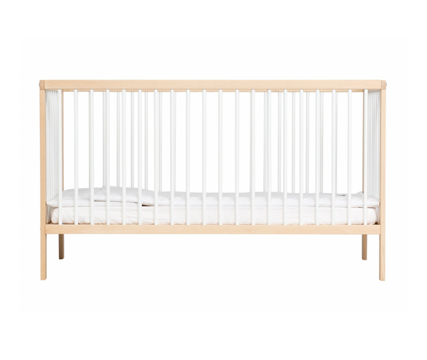 moKee Midi Cot Bed - White Beech