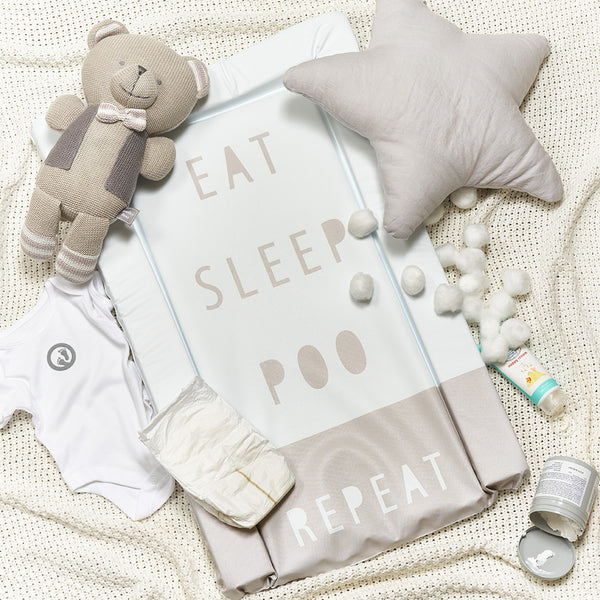 Obaby Changing Mat - Eat Sleep Repeat