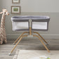 Babymore Air Motion Gliding Crib - Grey