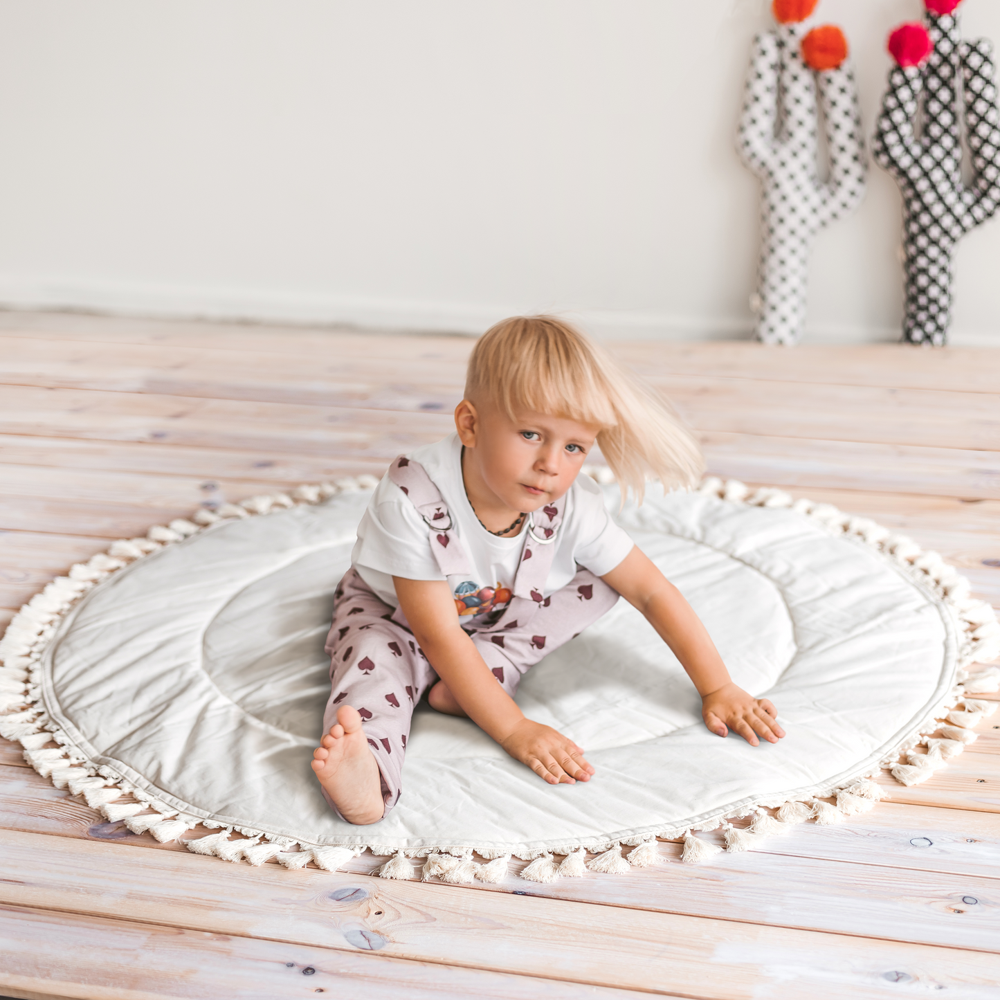 MINICAMP Kids Playmat With Tassel Border