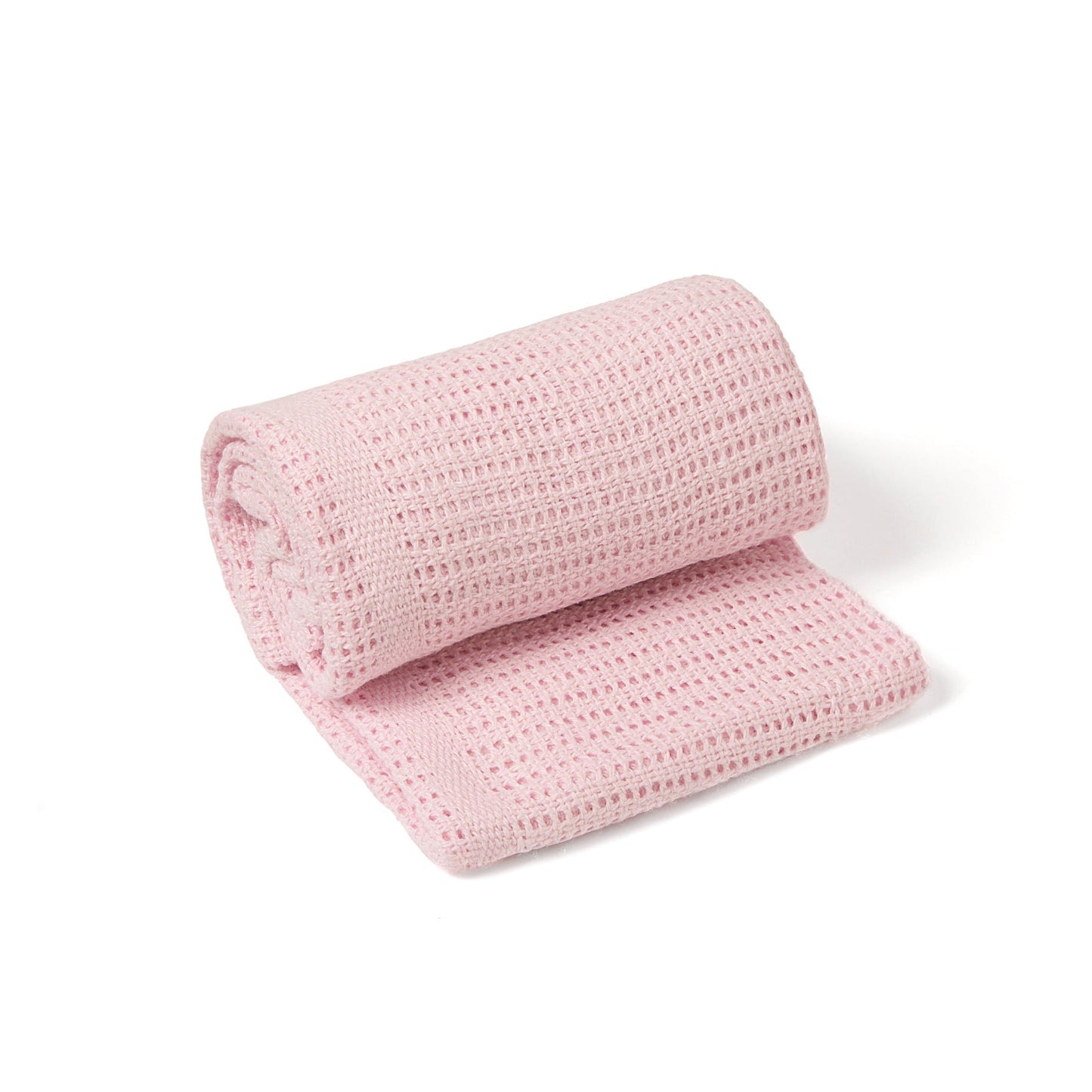 Clair de Lune Cellular Blanket Pram Size 90 x 70cm - Pink