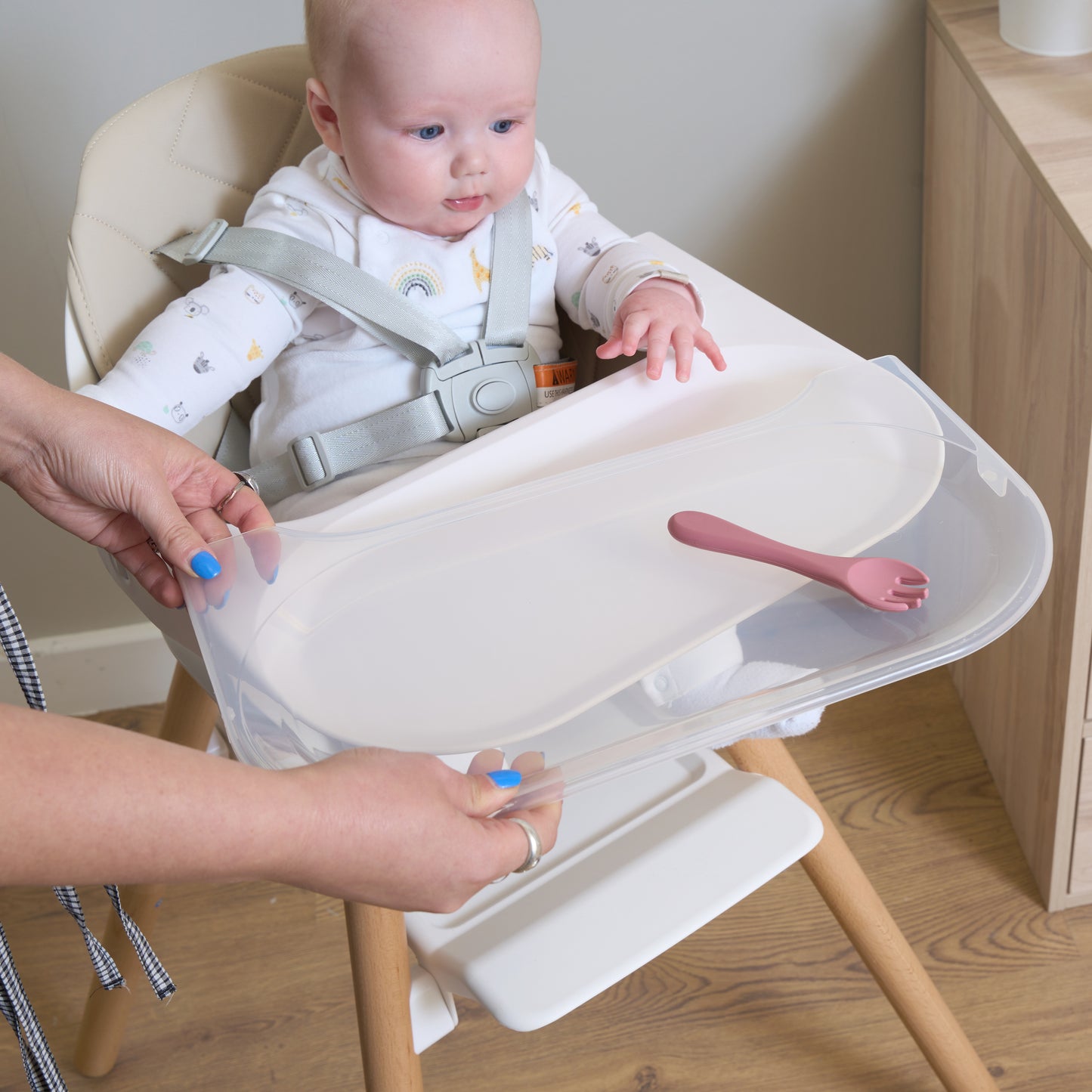 Clair De Lune 6in1 High Chair - Beige