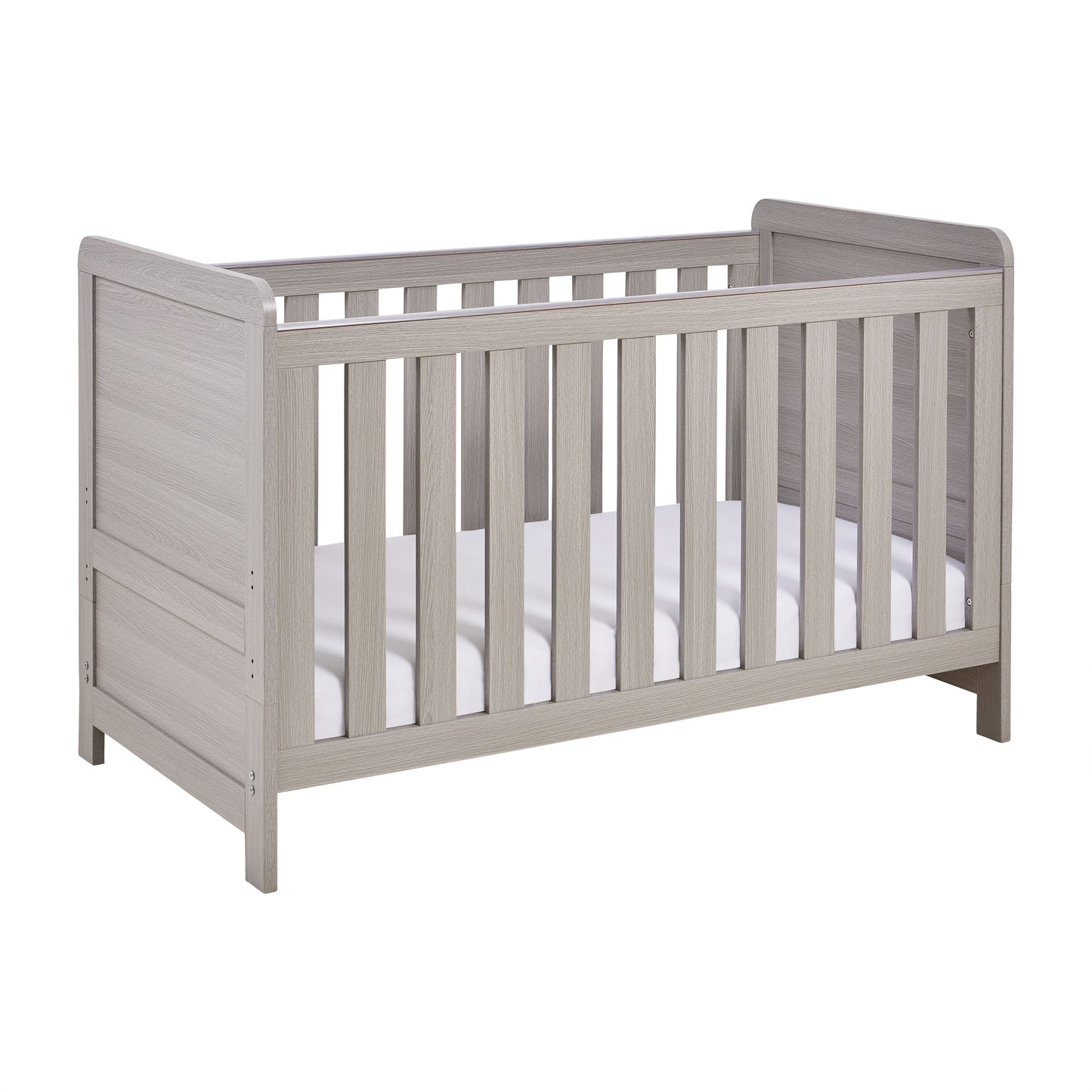 Babymore Caro Cot Bed - Grey Wash