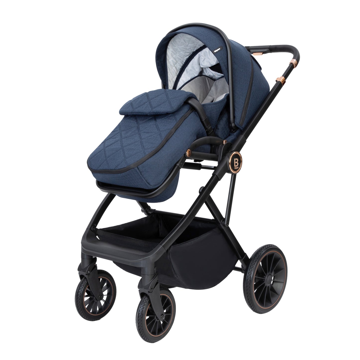 Babymore Chia Pram Pushchair - Midnight Blue