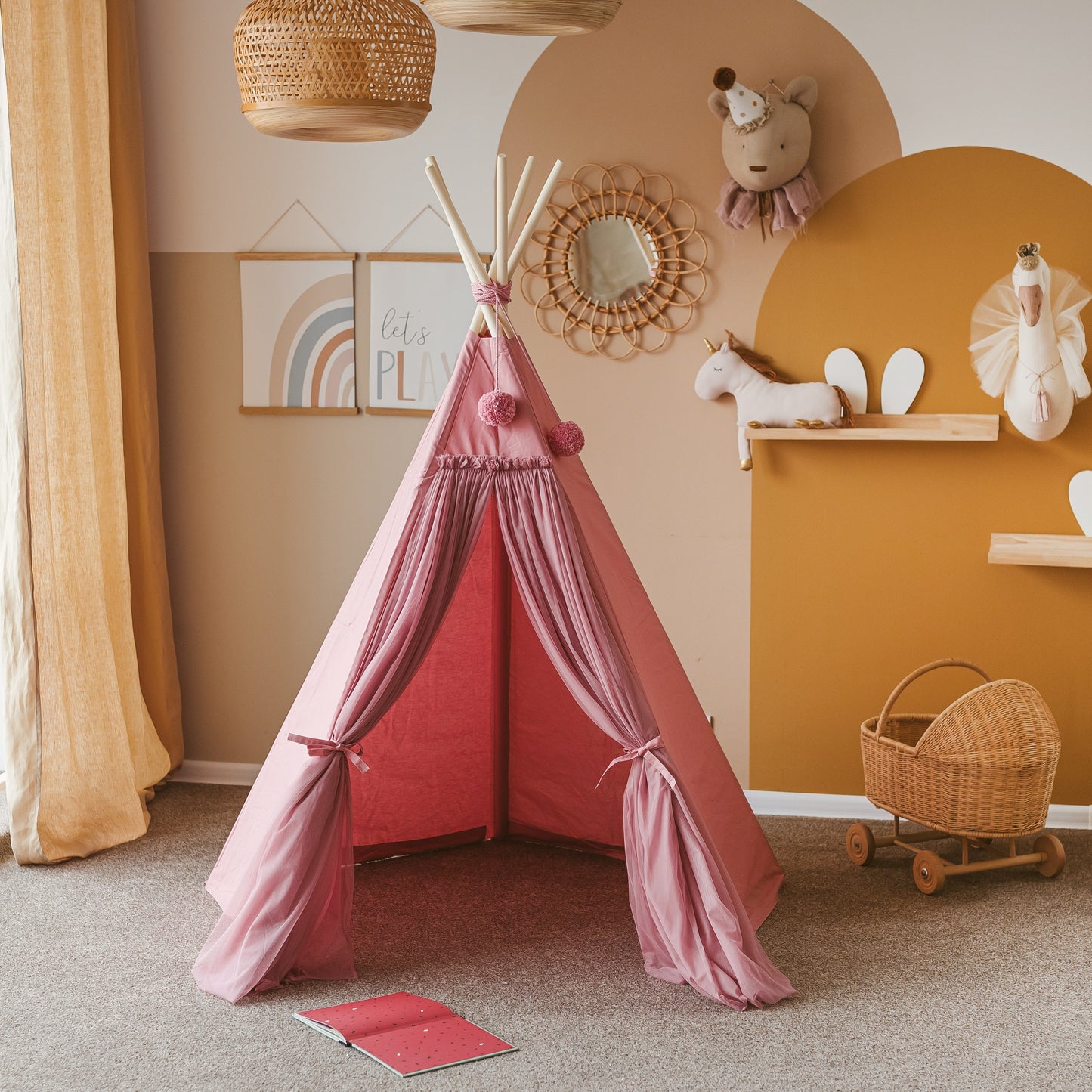 MINICAMP Fairy Kids Play Tent in Grey