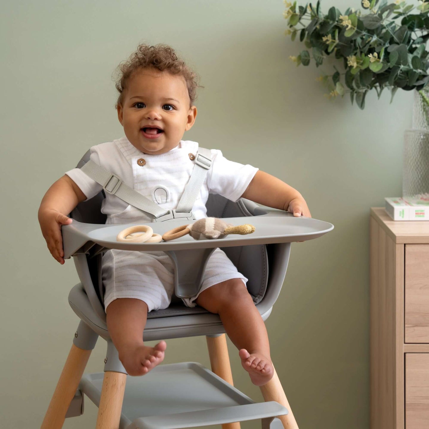 Claire De Lune 6in1 High Chair - Grey