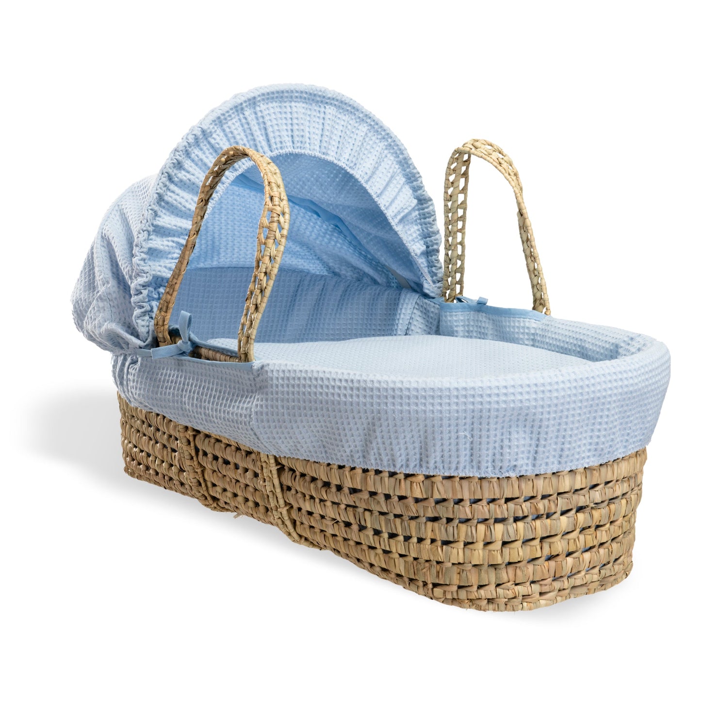 Claire De Lune Waffle Palm Moses Basket