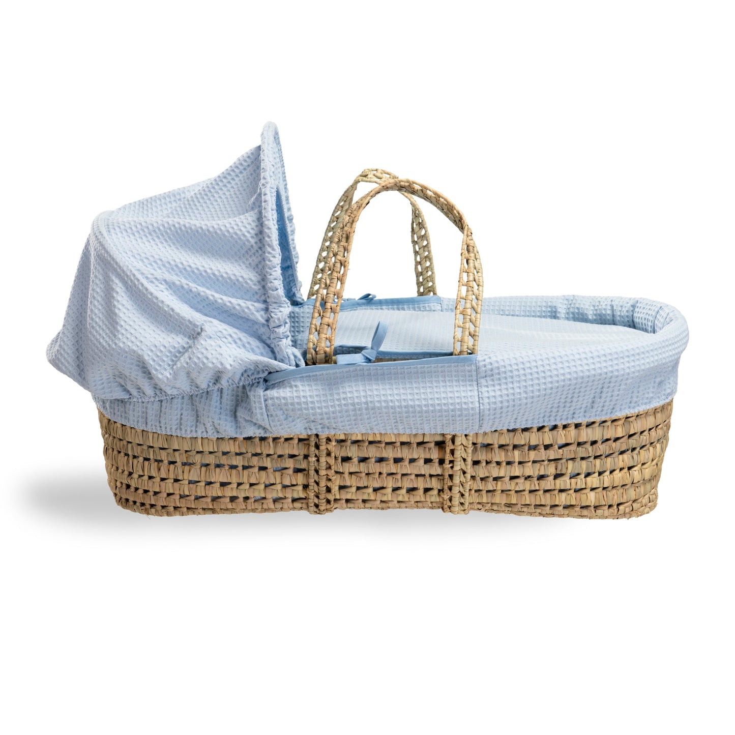 Claire De Lune Waffle Palm Moses Basket