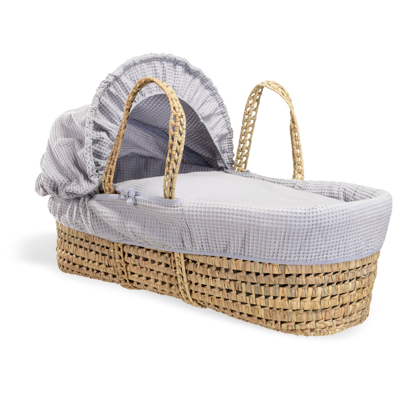 Claire De Lune Waffle Palm Moses Basket