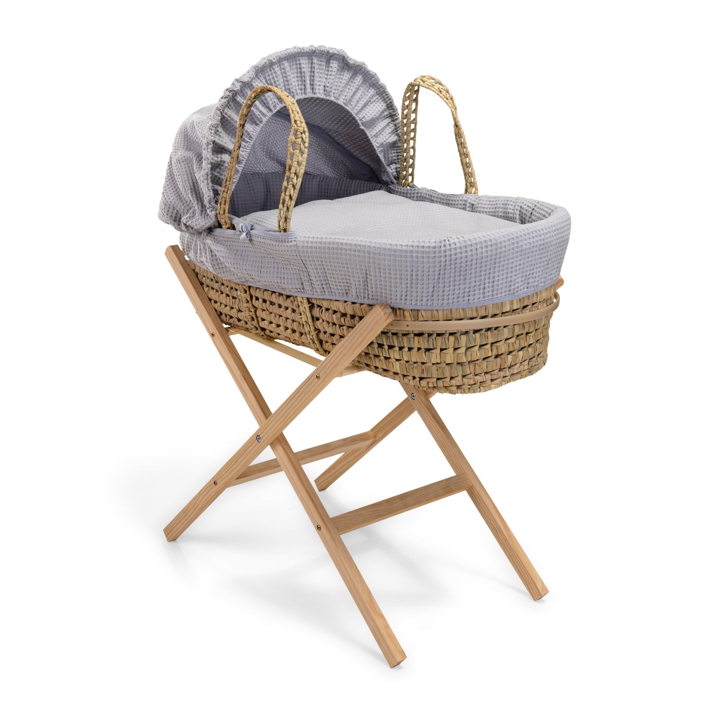 Claire De Lune Waffle Palm Moses Basket