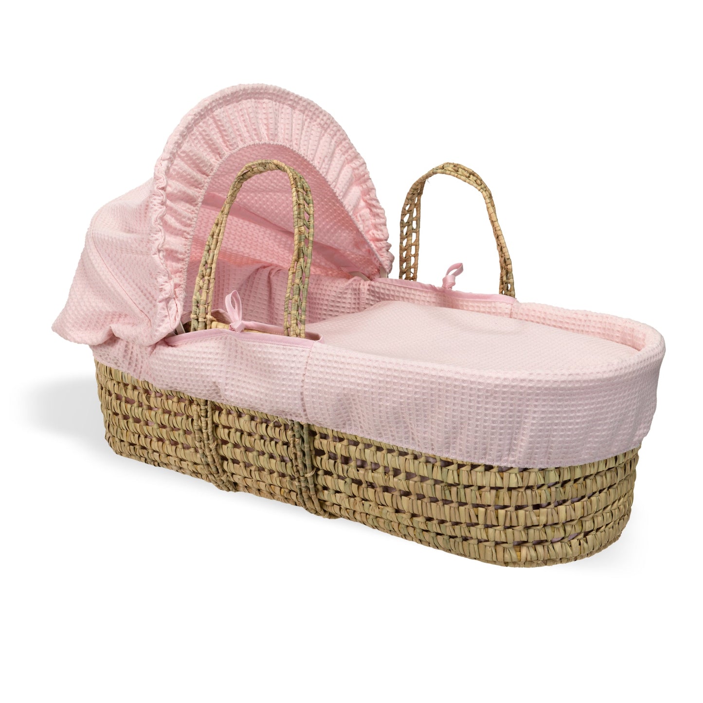 Claire De Lune Waffle Palm Moses Basket