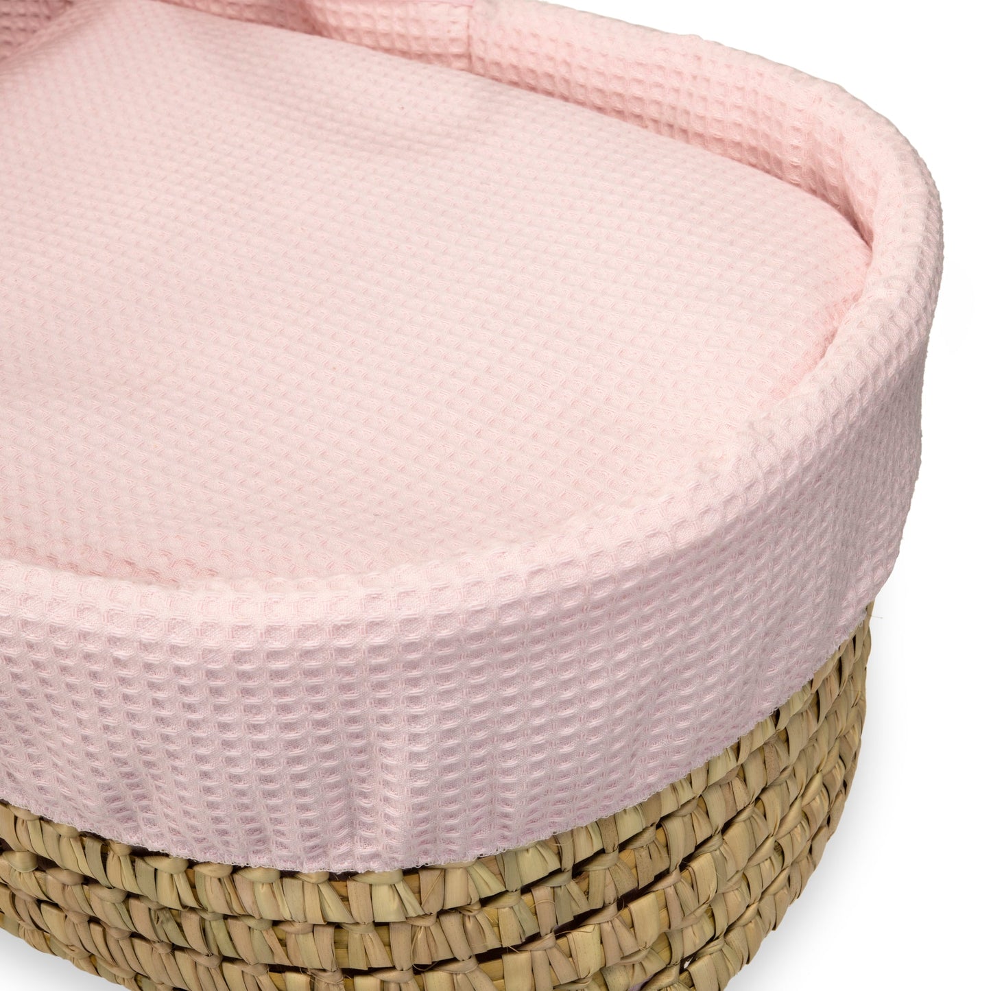 Claire De Lune Waffle Palm Moses Basket