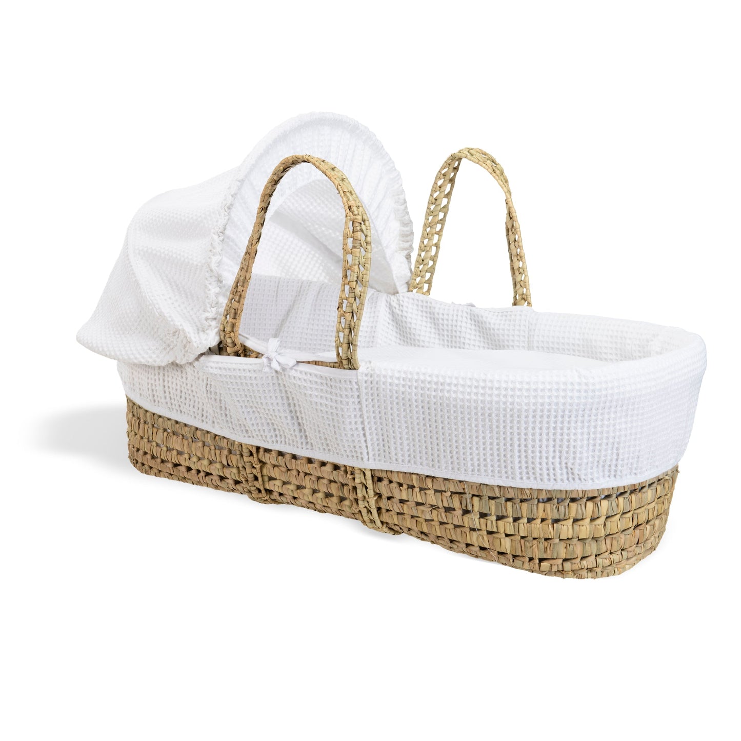 Claire De Lune Waffle Palm Moses Basket