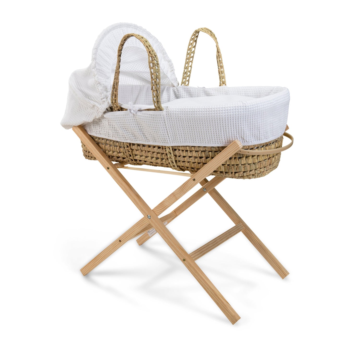 Claire De Lune Waffle Palm Moses Basket