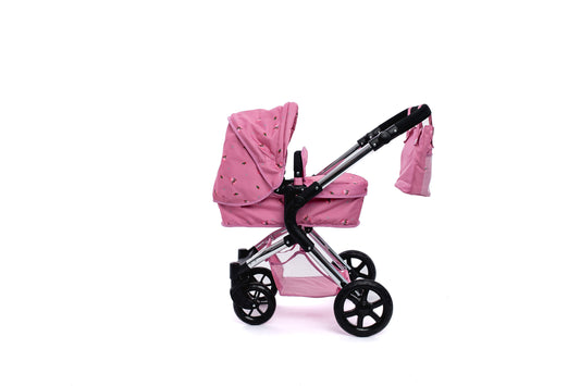 Roma Darcie Single Dolls Pram - Pink