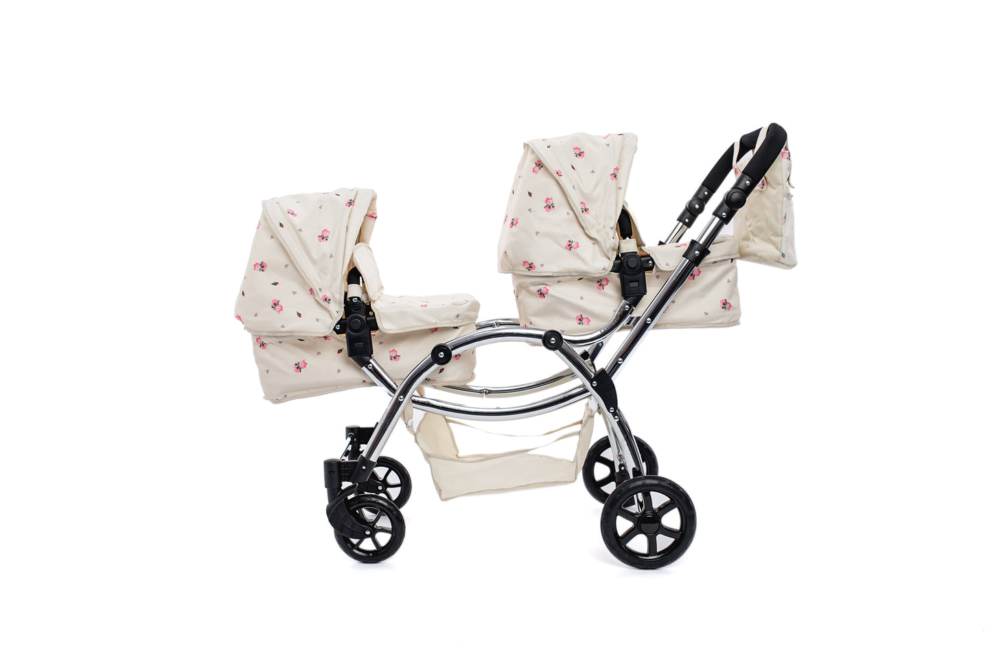 Roma Darcie Twin Dolls Pram - Cream