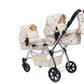 Roma Darcie Twin Dolls Pram - Cream