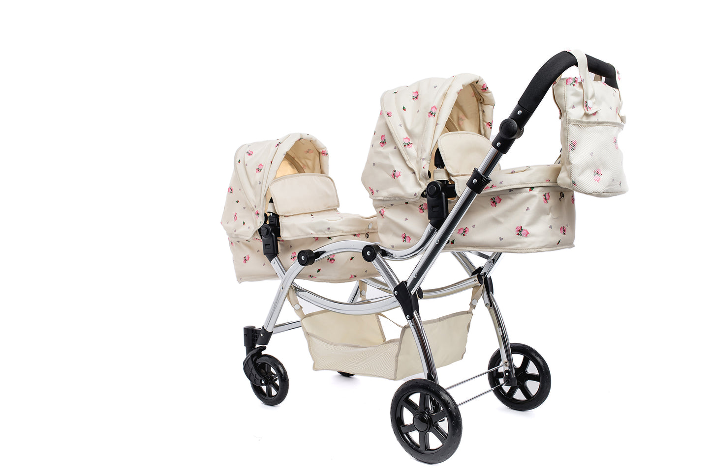 Roma Darcie Twin Dolls Pram - Cream