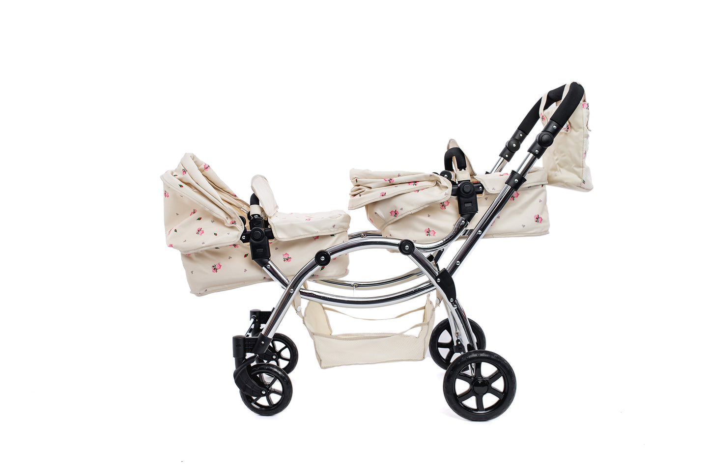 Roma Darcie Twin Dolls Pram - Cream