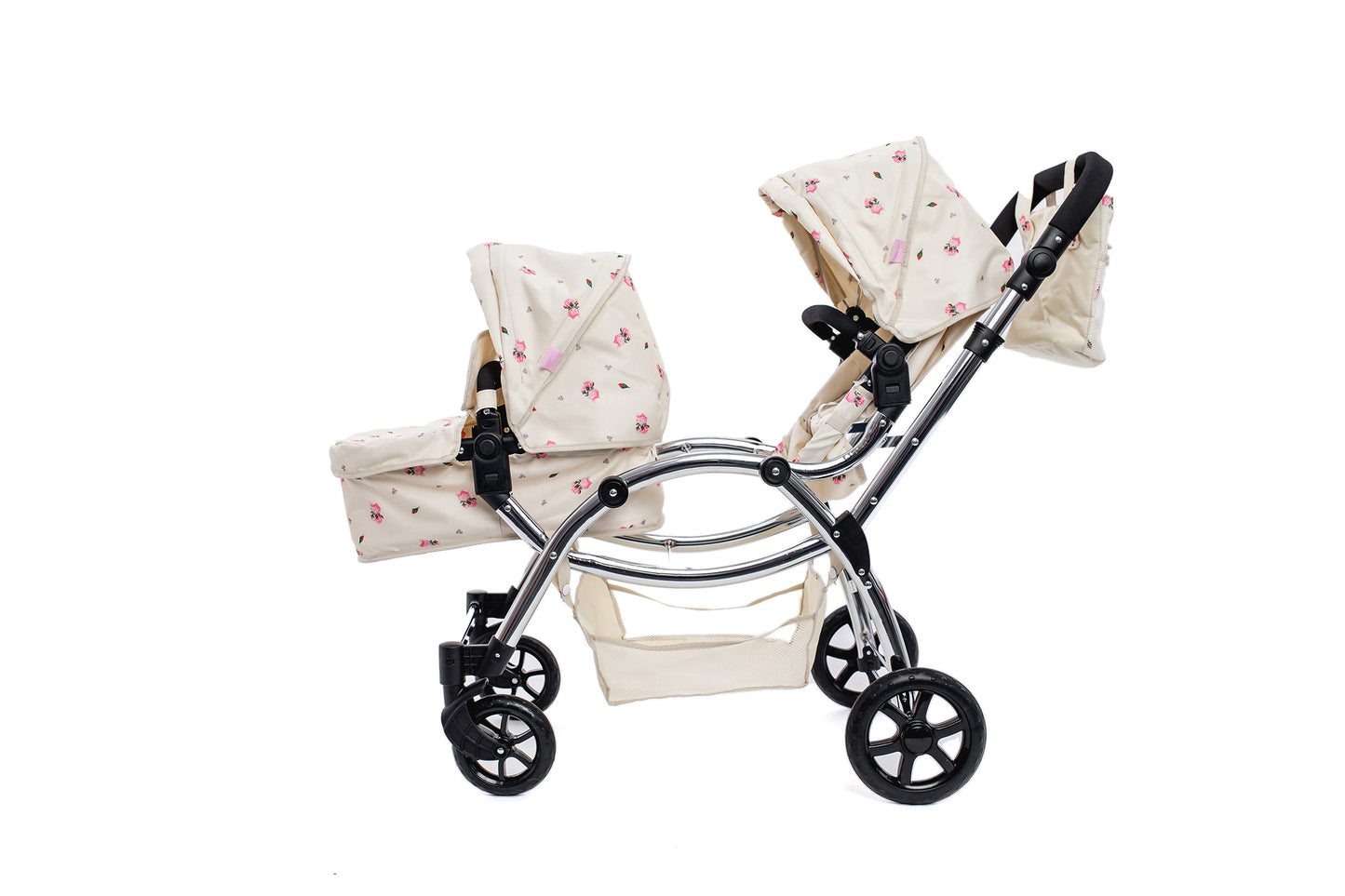 Roma Darcie Twin Dolls Pram - Cream