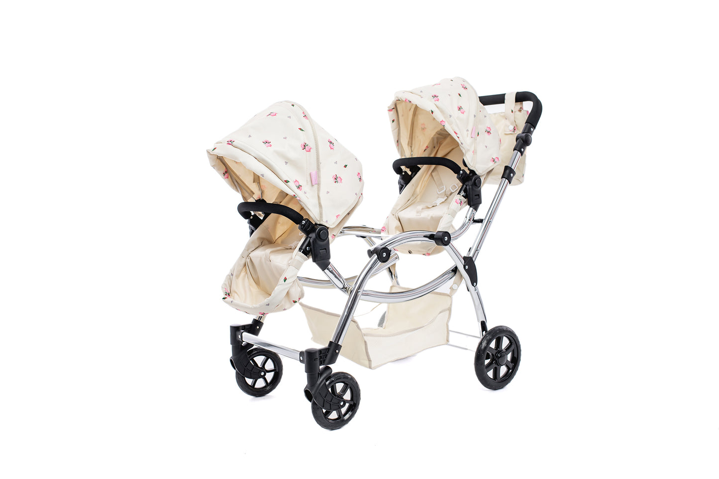 Roma Darcie Twin Dolls Pram - Cream