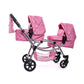 Roma Darcie Twin Dolls Pram - Pink