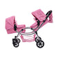 Roma Darcie Twin Dolls Pram - Pink