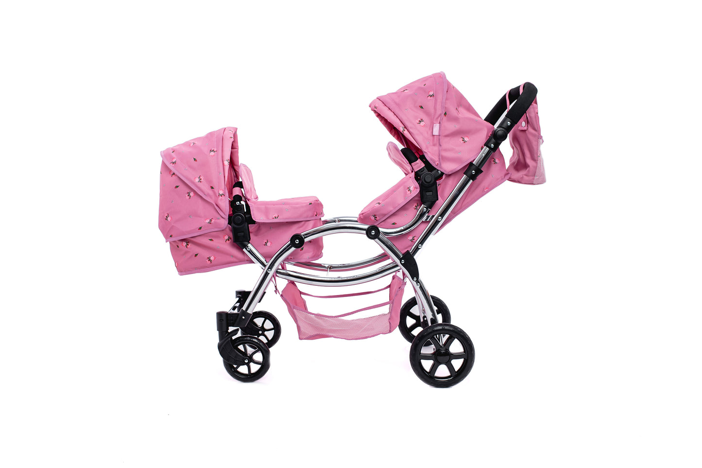 Roma Darcie Twin Dolls Pram - Pink