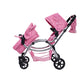 Roma Darcie Twin Dolls Pram - Pink