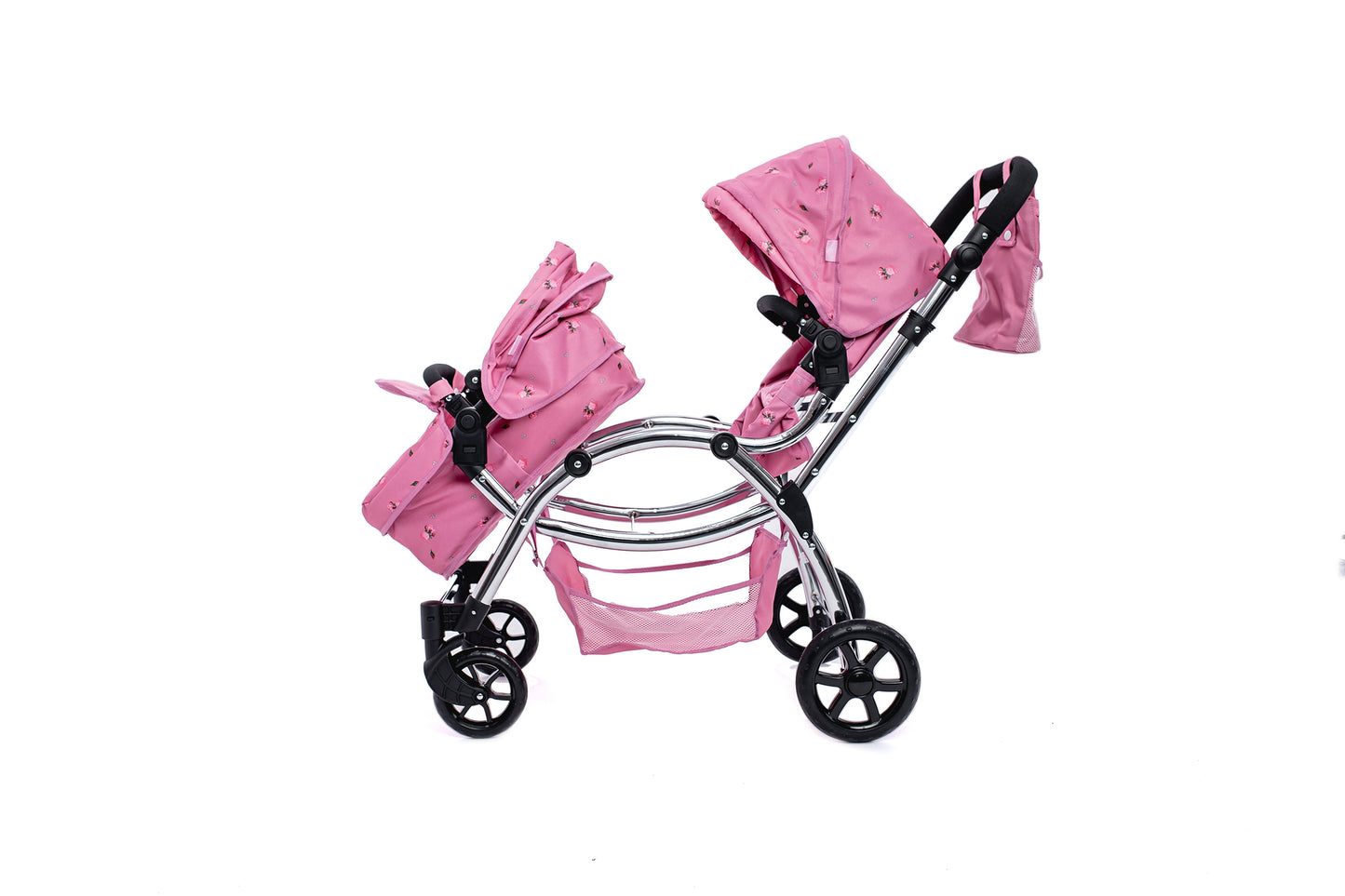 Roma Darcie Twin Dolls Pram - Pink