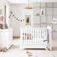 Babymore Eva 2 Piece Nursery Room Set - White