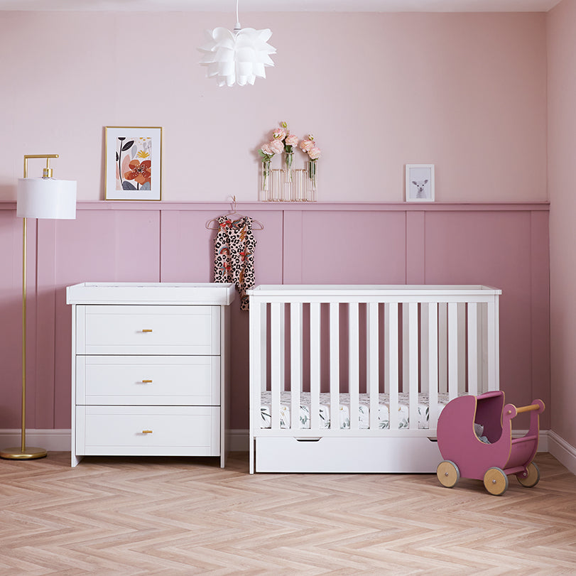 Obaby Evie Mini 2 Piece Room Set - White