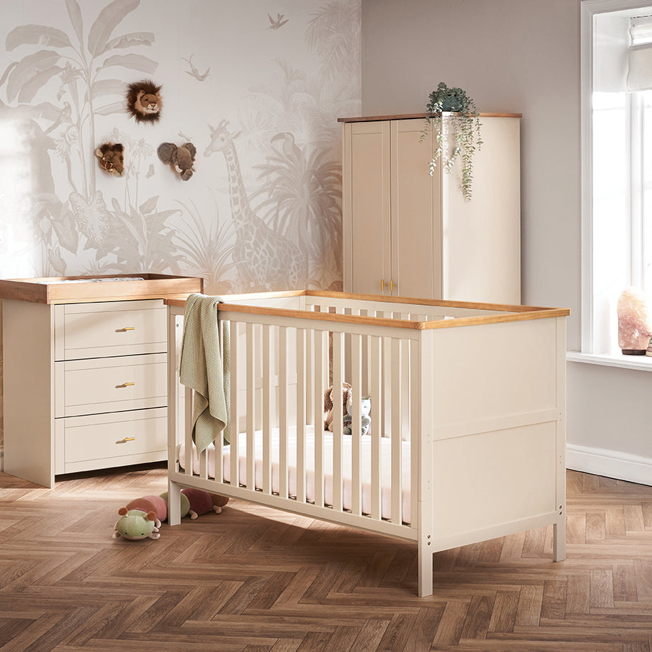 Obaby Evie 3 Piece Room Set - White